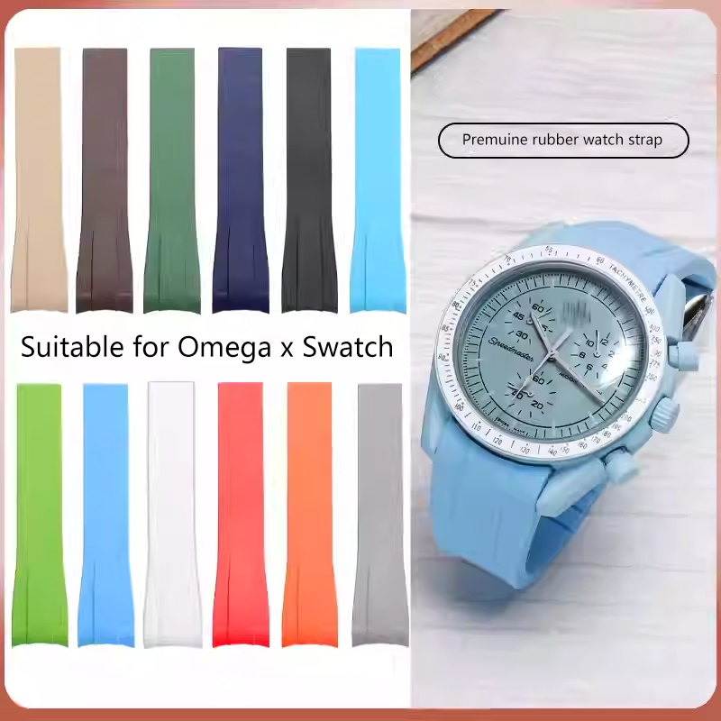 Luxury Watch Rolex - Rubber Silicone Watchband 20mm 21mm For