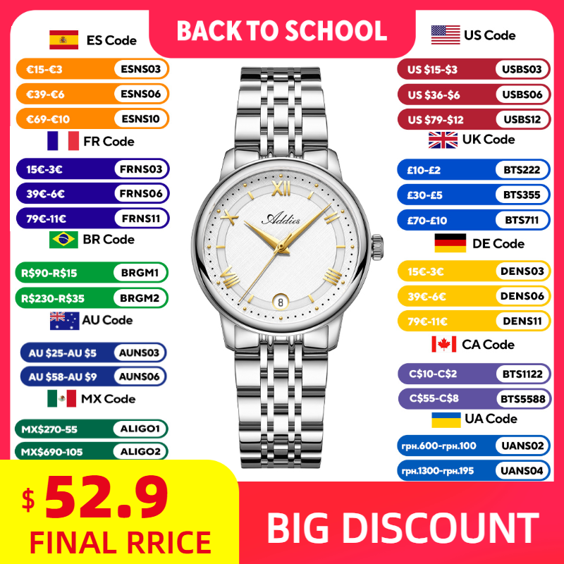 Luxury Watch Holder - ADDIES Elegant Quartz Ladies Watches Luxury