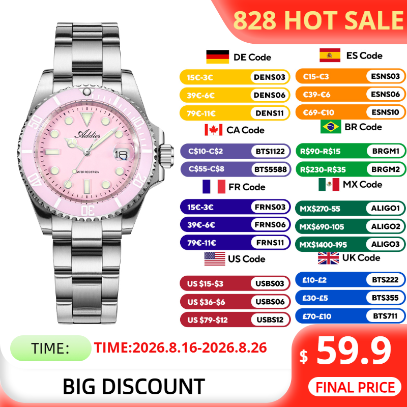 Luxury Watch For Women - ADDIES 36mm 50m Waterproof Women's Watches