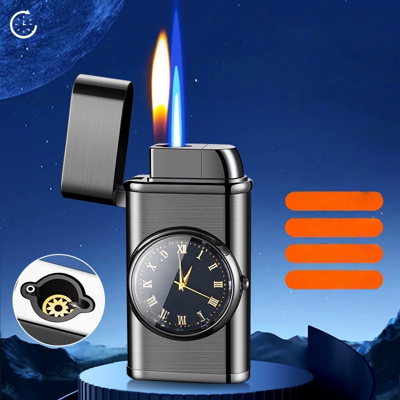 Luxury Watch Face - Watch Face Torch Lighter, Refillable Butane