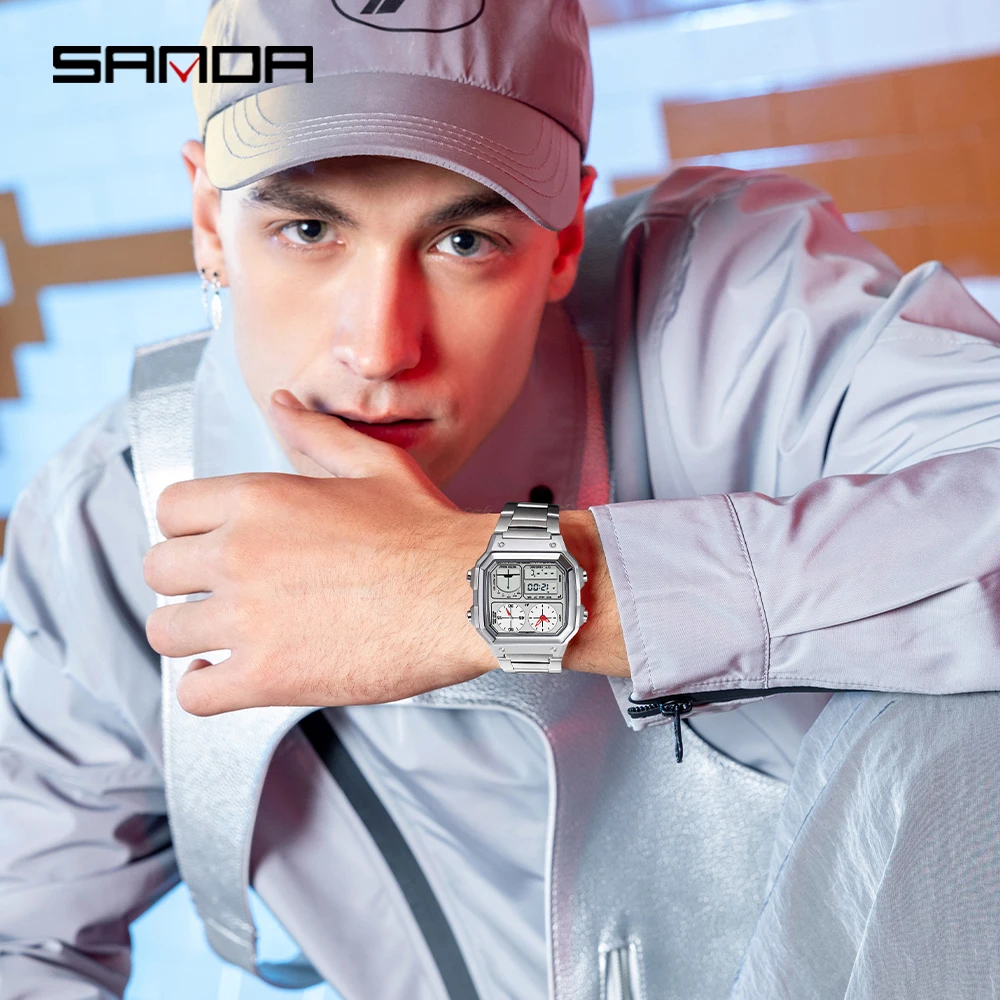 Fashion SANDA 6257 Popular Men - Luxury Watch Shop ulasan dan harga
