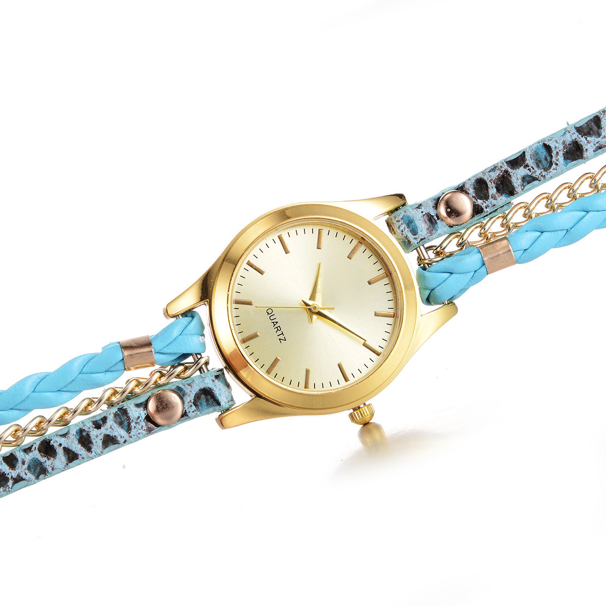 Women Leopard Texture Quartz W - Luxury Watch White ulasan dan harga