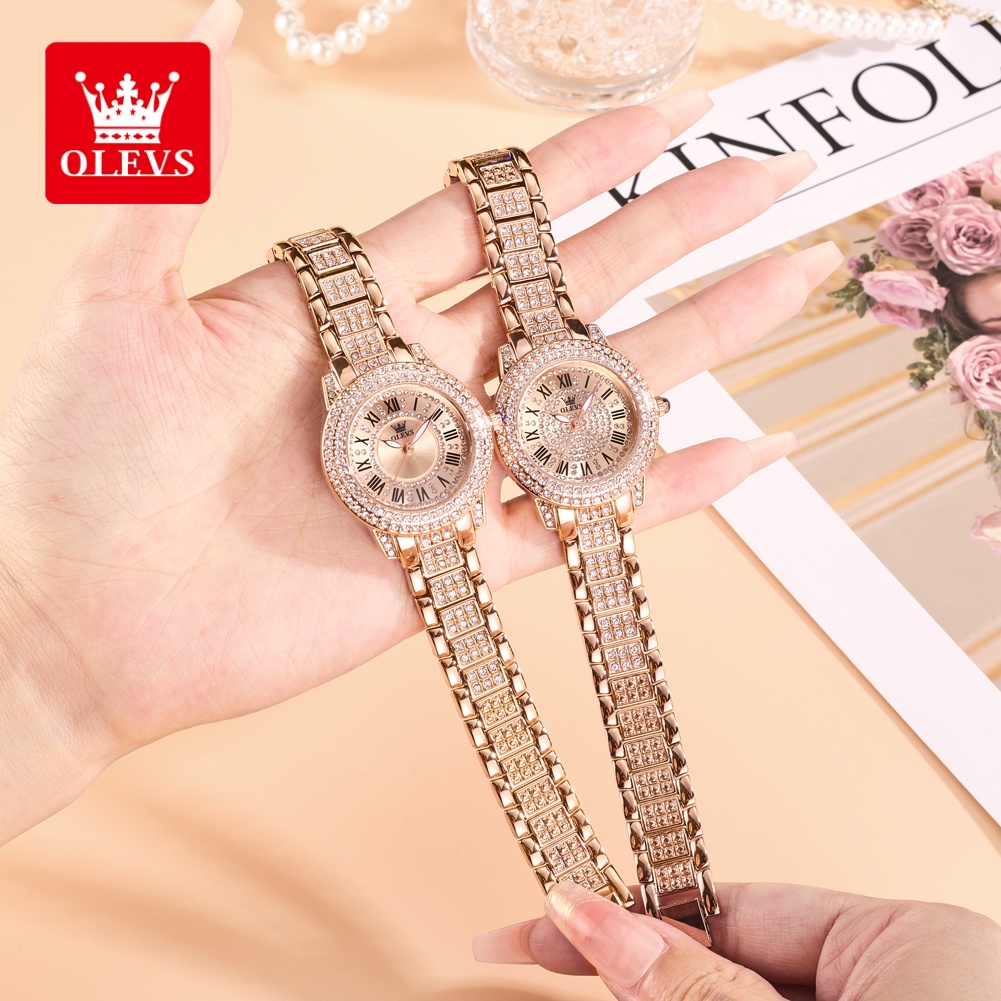 OLEVS Luxury Fashion ladies' w - Luxury Watch For Women ulasan dan harga