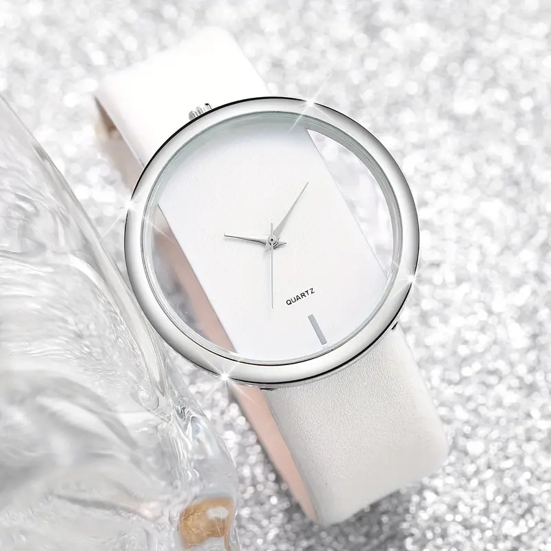 2pcs Fashion White Simple Watc - Luxury Watch White ulasan dan harga