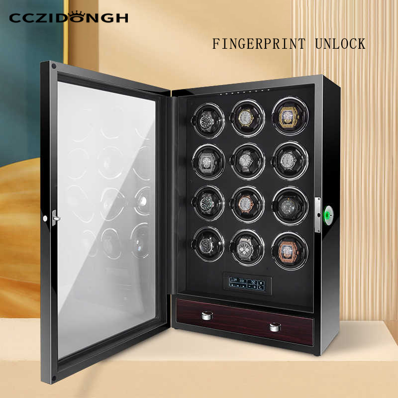 Luxury Watch Storage Case - Au - Luxury Watch Winder Box ulasan dan harga