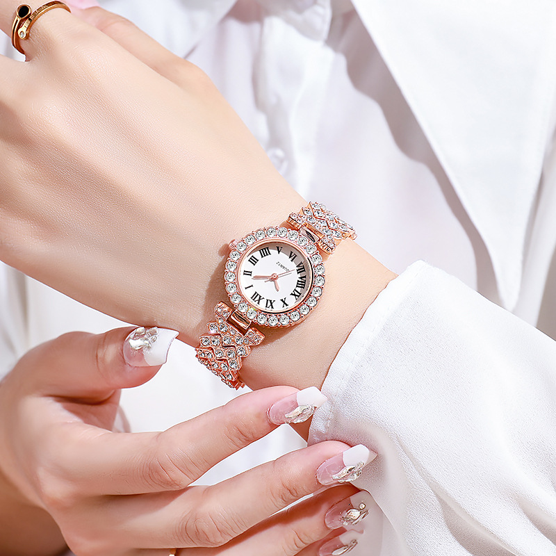 5PCS Luxury Rhinestone Women's - Luxury Watch Holder ulasan dan harga