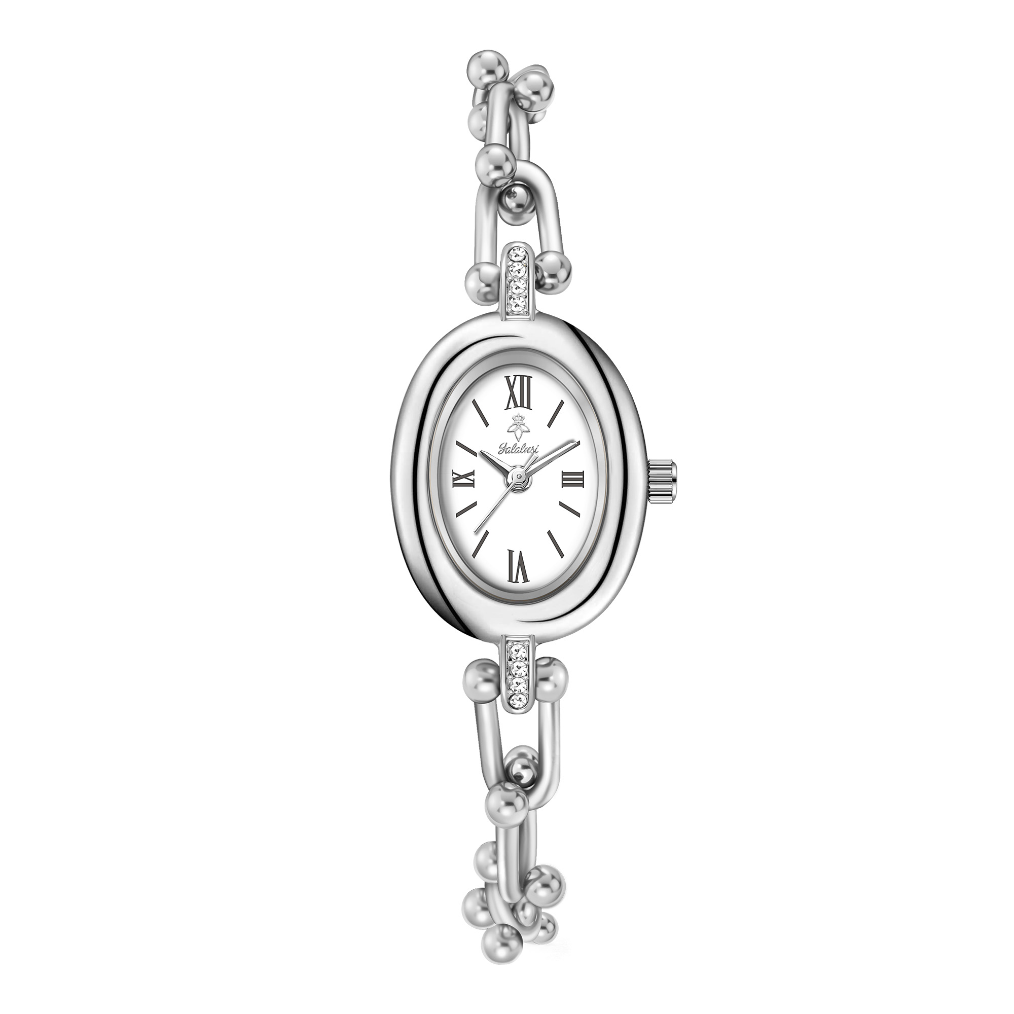 YaLaLuSi Elegant Vintage Silve - Luxury Watch White ulasan dan harga