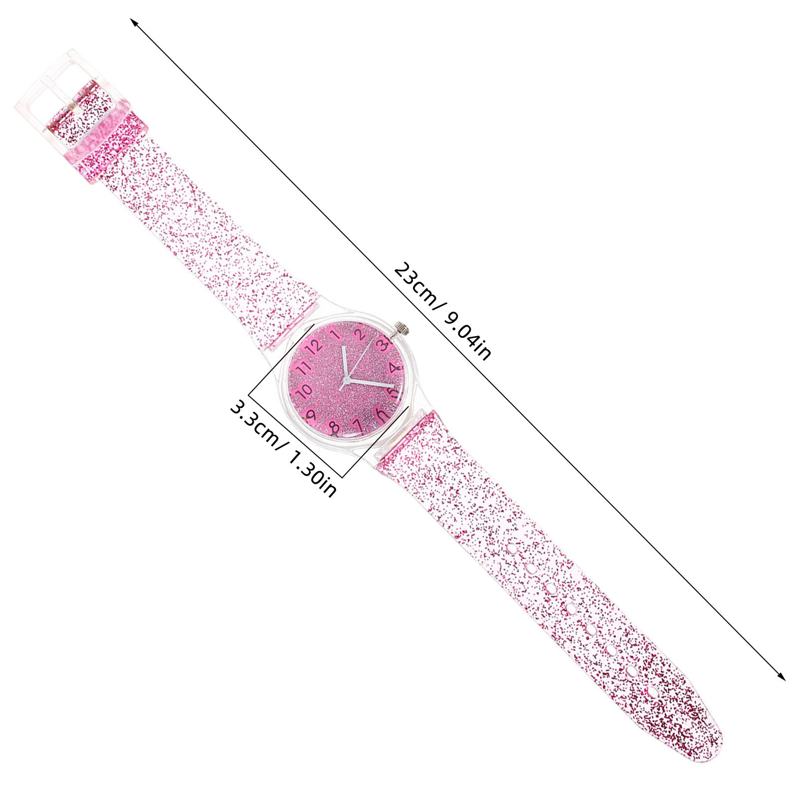 Kids Watch Colorful Shining De - Luxury Watch White ulasan dan harga