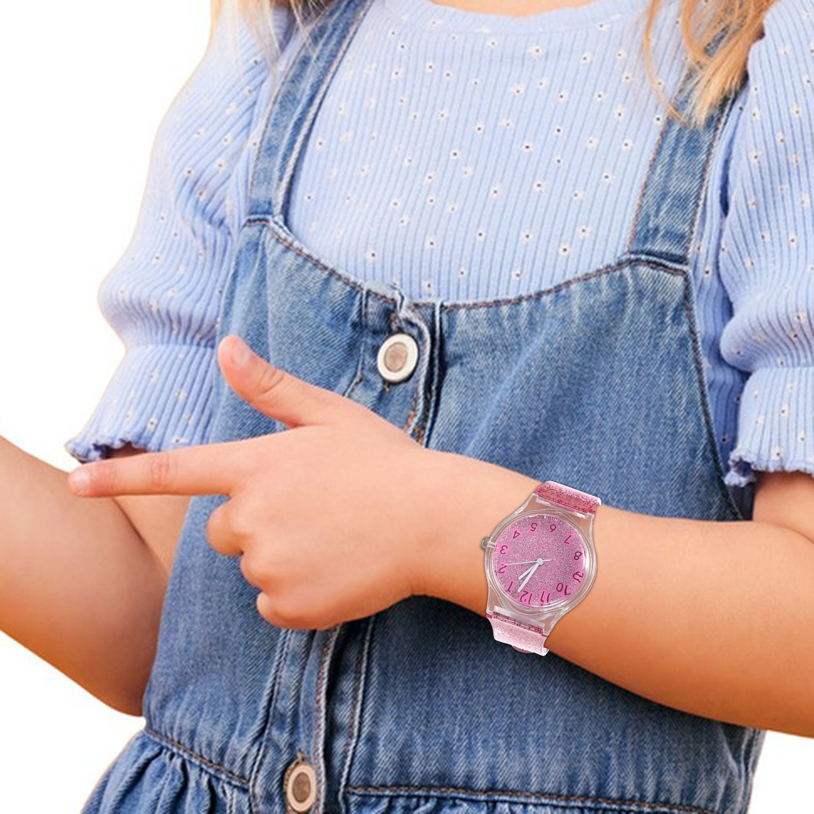 Kids Watch Colorful Shining De - Luxury Watch White ulasan dan harga