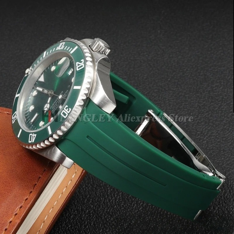 20mm 21mm 22mm Curved End Sili - Luxury Watch Rolex ulasan dan harga