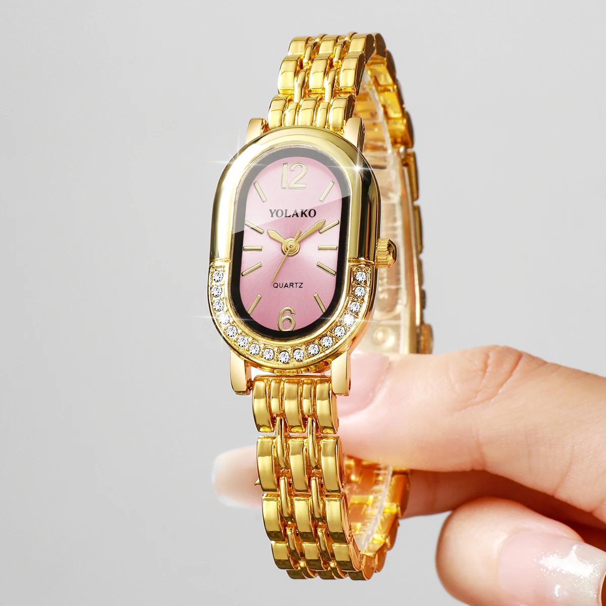 Luxury Rhinestone Women Quartz - Luxury Watch Holder ulasan dan harga