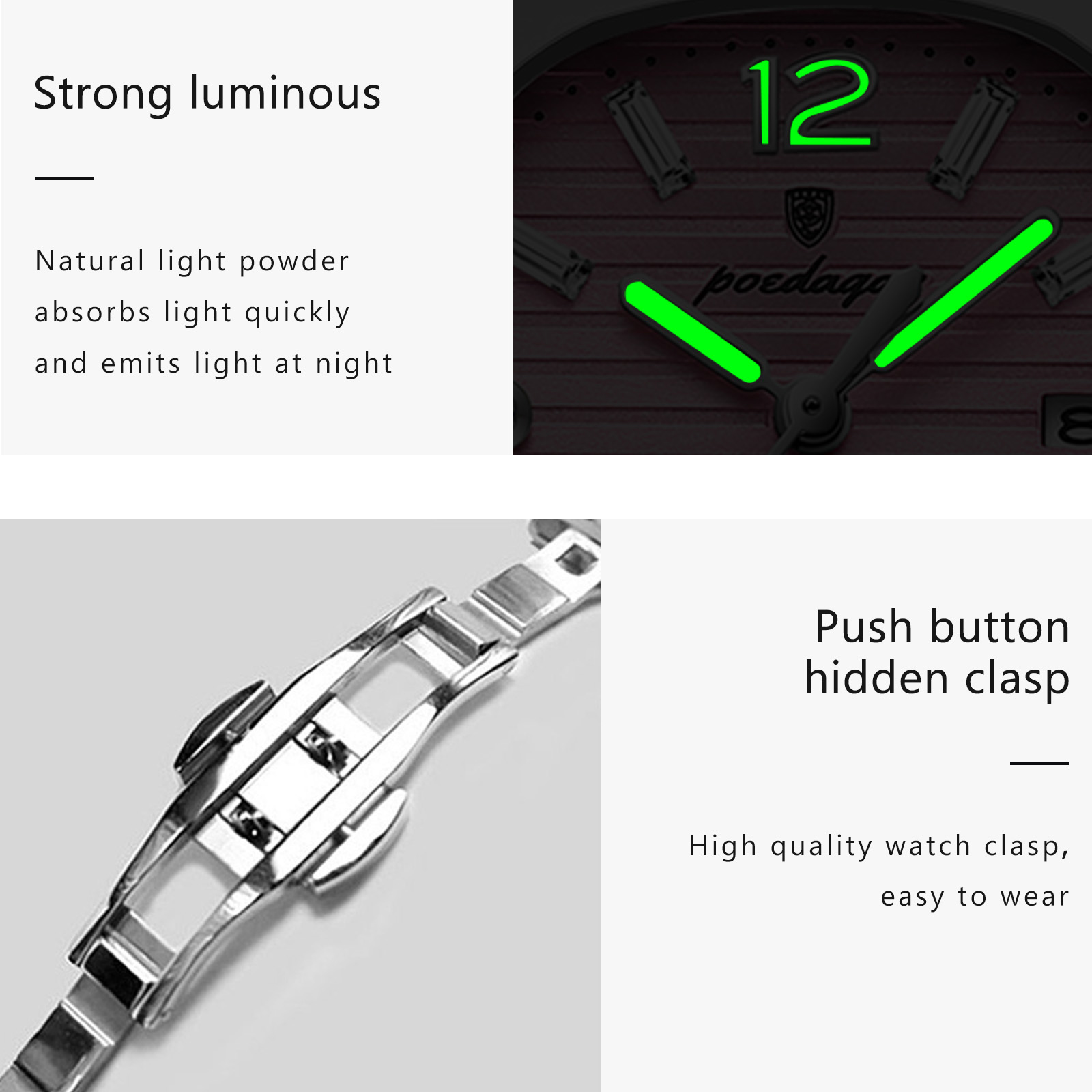 POEDAGAR Square Fashion Woman  - Luxury Watch For Sale ulasan dan harga