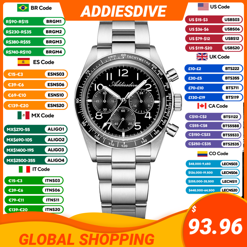 ADDIESDVIE 2026 Men's Chronogr - Luxury Watch Second Hand ulasan dan harga