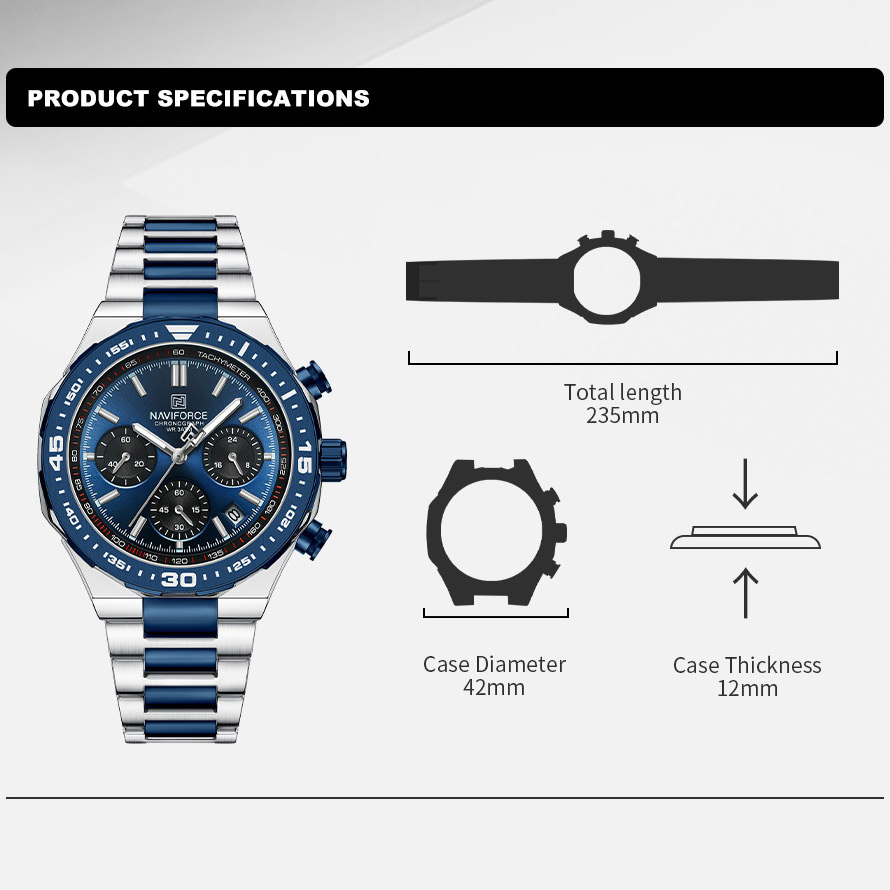NAVIFORCE Fashion Watch For Me - Luxury Watch Face ulasan dan harga