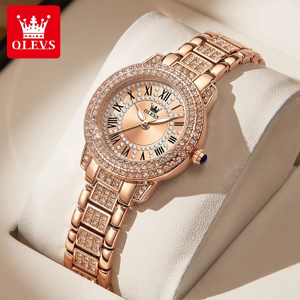 OLEVS 9943 Luxury All Diamond  - Luxury Watch For Sale ulasan dan harga
