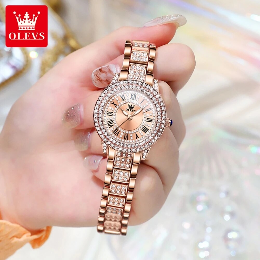 OLEVS 9943 Luxury All Diamond  - Luxury Watch For Sale ulasan dan harga
