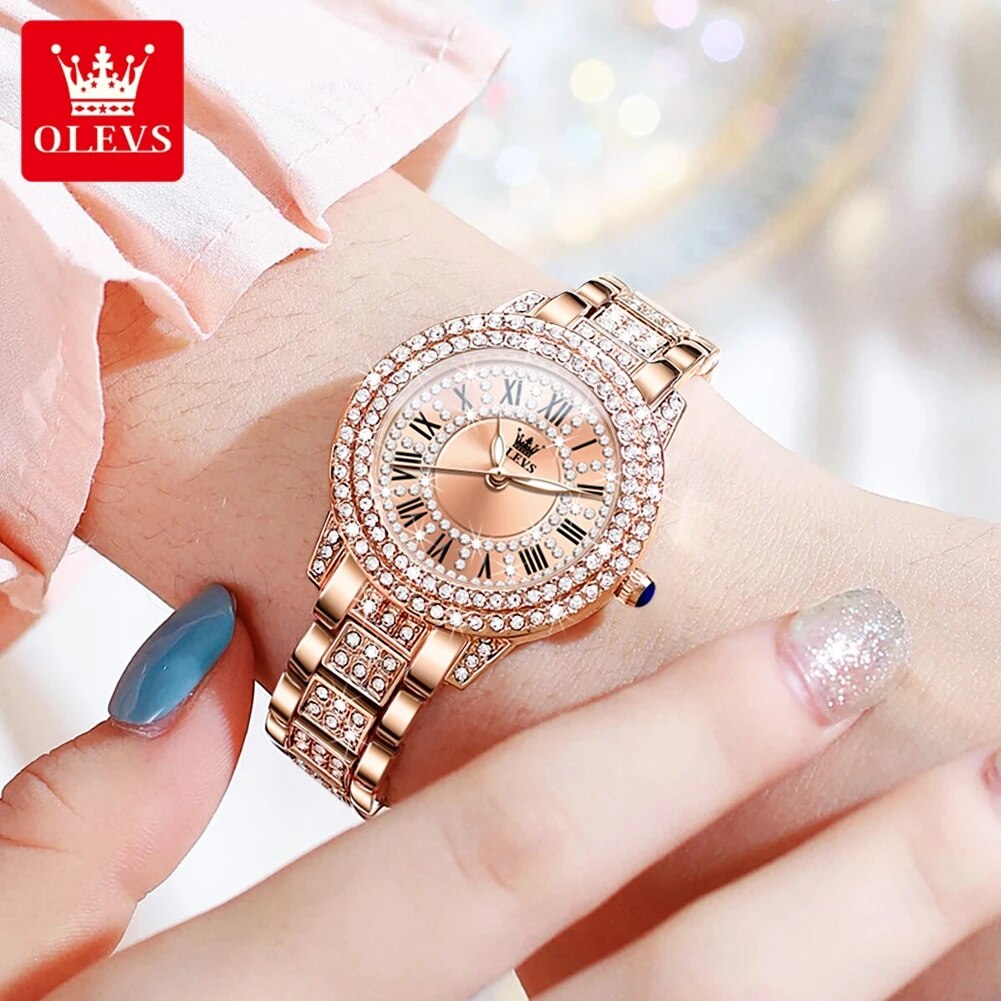 OLEVS 9943 Luxury All Diamond  - Luxury Watch For Sale ulasan dan harga