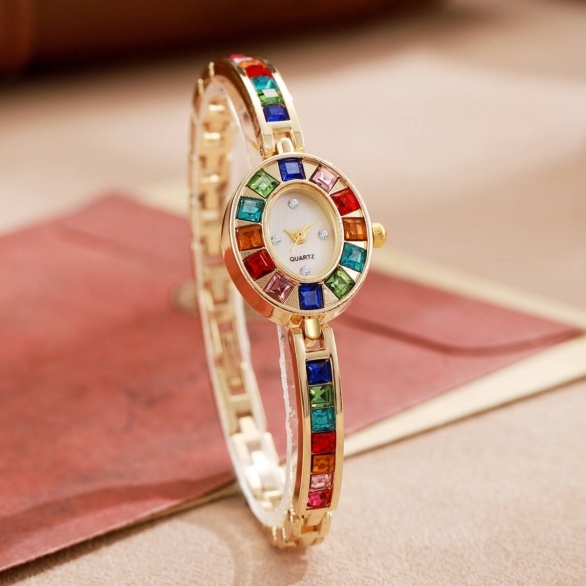 2PCS/Set Luxury Rhinestone Wom - Luxury Watch For Sale ulasan dan harga