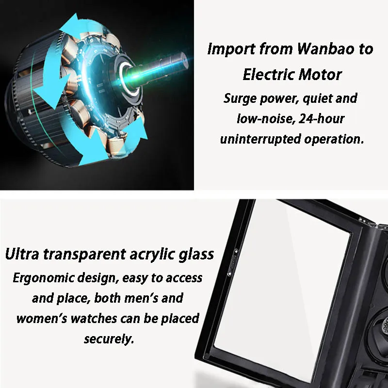 Luxury 8 Slots Watch Winders A - Luxury Watch Winder Box ulasan dan harga