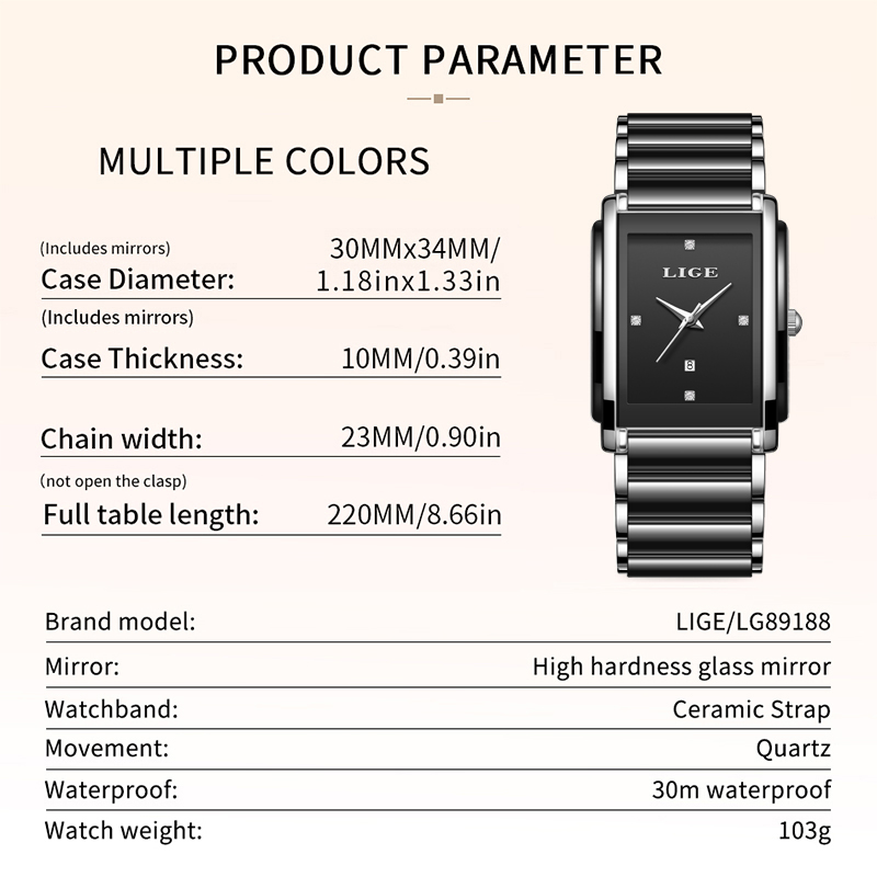LIGE New Luxury Women Watches  - Luxury Watch Holder ulasan dan harga