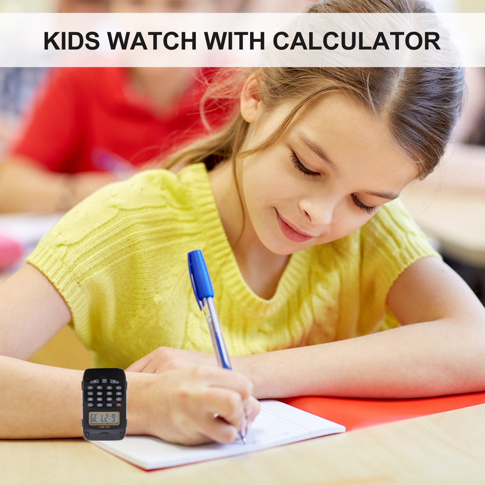 2Pcs Educational Calculator Wa - Luxury Watch White ulasan dan harga