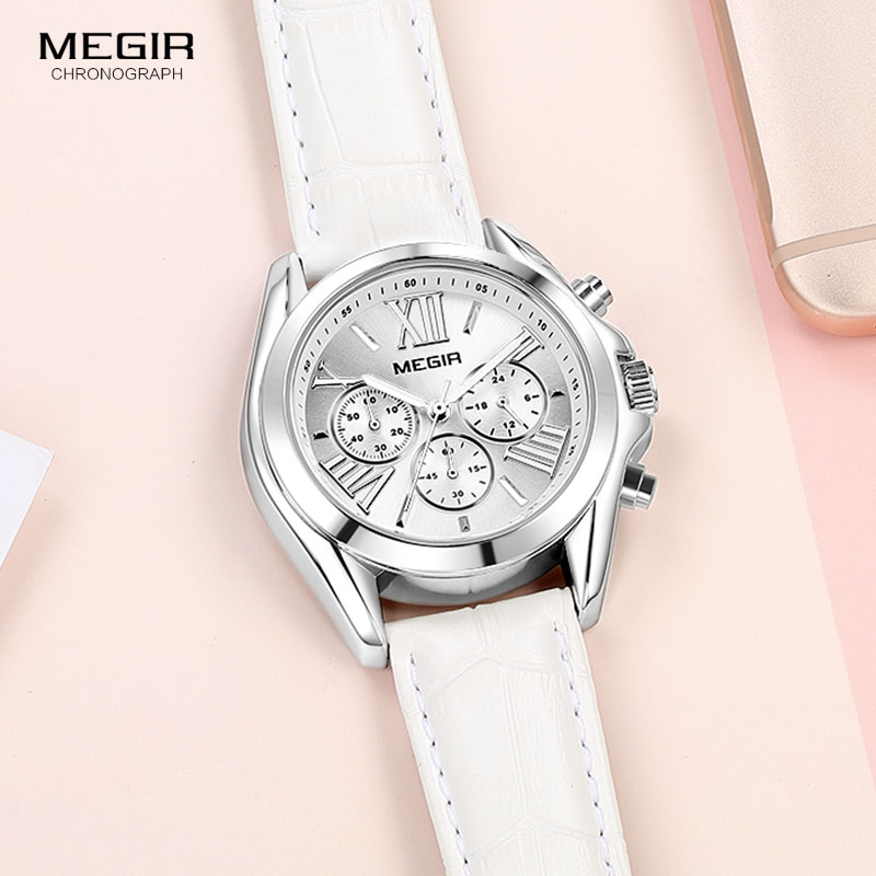 MEGIR2019 New Luxury Leather W - Luxury Watch White ulasan dan harga