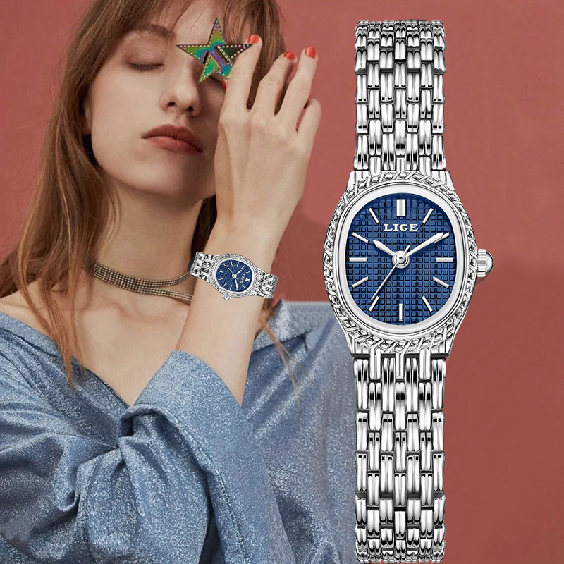 LIGE Fashion Luxury Quartz Wom - Luxury Watch For Women ulasan dan harga