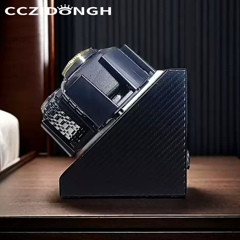 3+0 Watch Winder Leather Autom - Luxury Watch Winder Box ulasan dan harga
