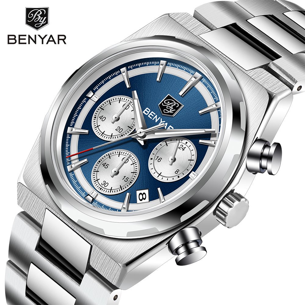 BENYAR 40MM Men's Multifunctio - Luxury Watch Second Hand ulasan dan harga