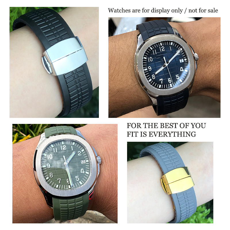 22mm New FKM Fluororubber Watc - Luxury Watch Patek Philippe ulasan dan harga
