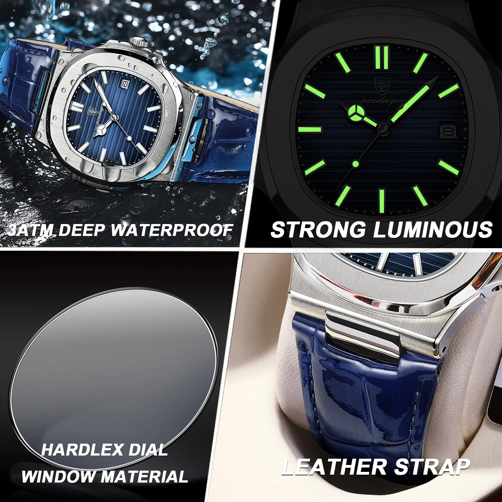 POEDAGAR Top Luxury Square Man - Luxury Watch Audemars Piguet ulasan dan harga