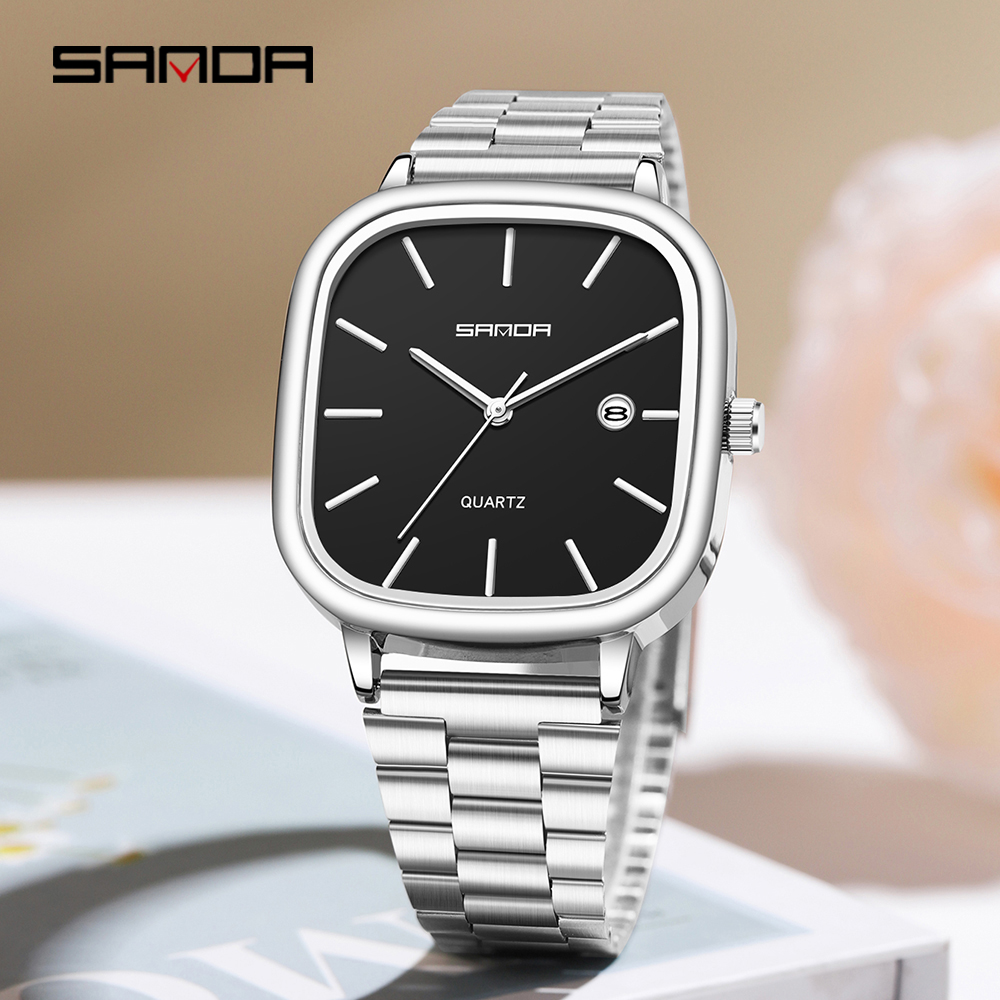 SANDA Couple Quartz Watch Men' - Luxury Watch Shop ulasan dan harga