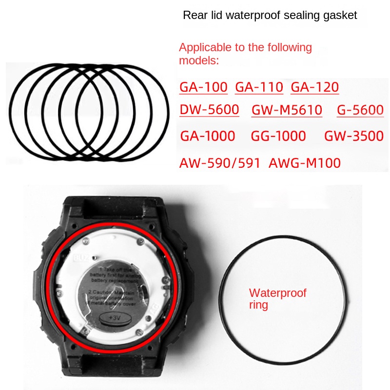 Rear cover waterproof ring for - Casio Watch G-Shock Ga-2100 ulasan dan harga