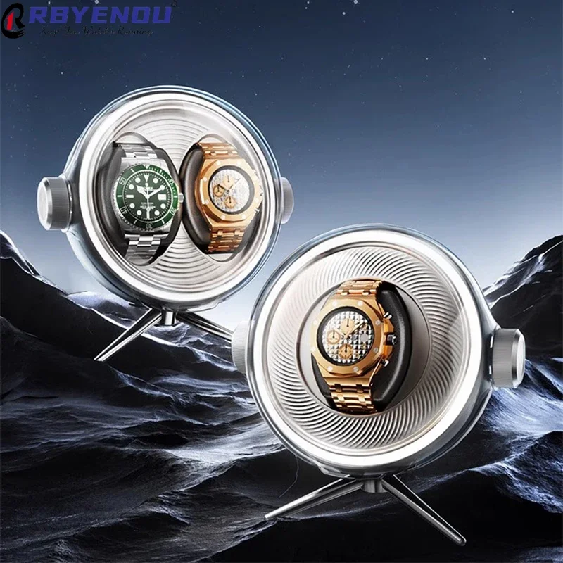 Lunar Landing Series Watch Win - Luxury Watch Winder Box ulasan dan harga