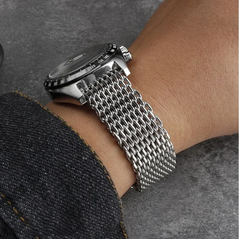 18/20/22/24mm Mesh Solid Stain - Luxury Watch Rolex ulasan dan harga