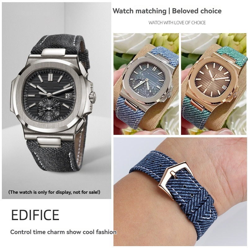 25mm×12mm Canvas Watch Strap f - Luxury Watch Patek Philippe ulasan dan harga