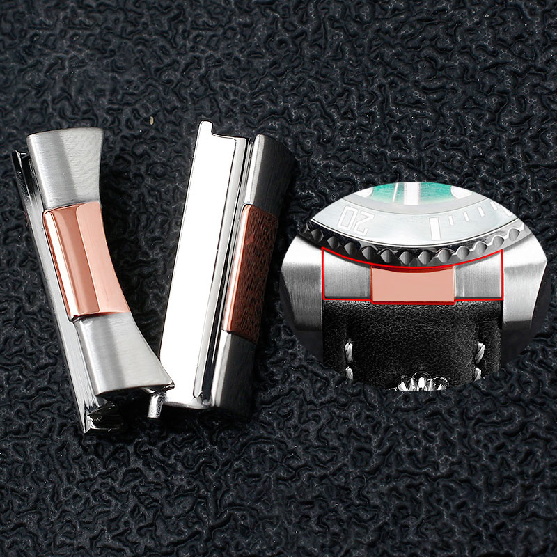 2pcs 20mm 21mm Curved End Link - Luxury Watch Rolex ulasan dan harga
