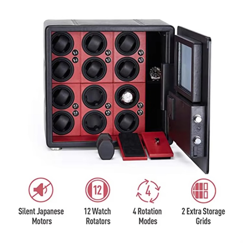 Luxury 12 Automatic Rotors and - Luxury Watch Winder Box ulasan dan harga