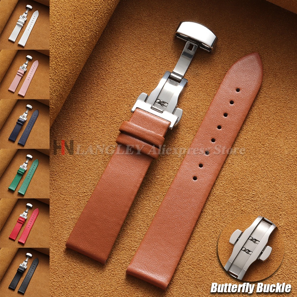12/14/16/18/19/20/21/22mm Calf - Dress Watch Ultra Thin ulasan dan harga
