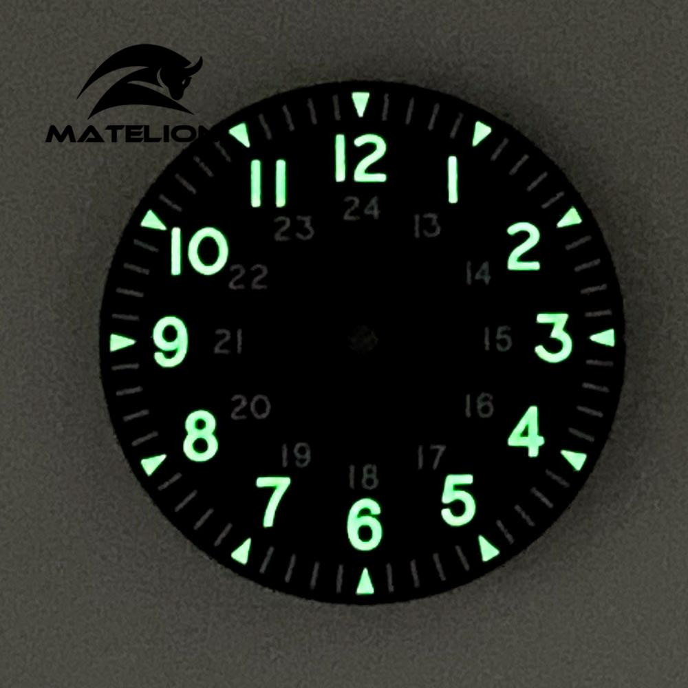 33.5mm Black Watch Dial Fit Fo - Luxury Watch Face ulasan dan harga