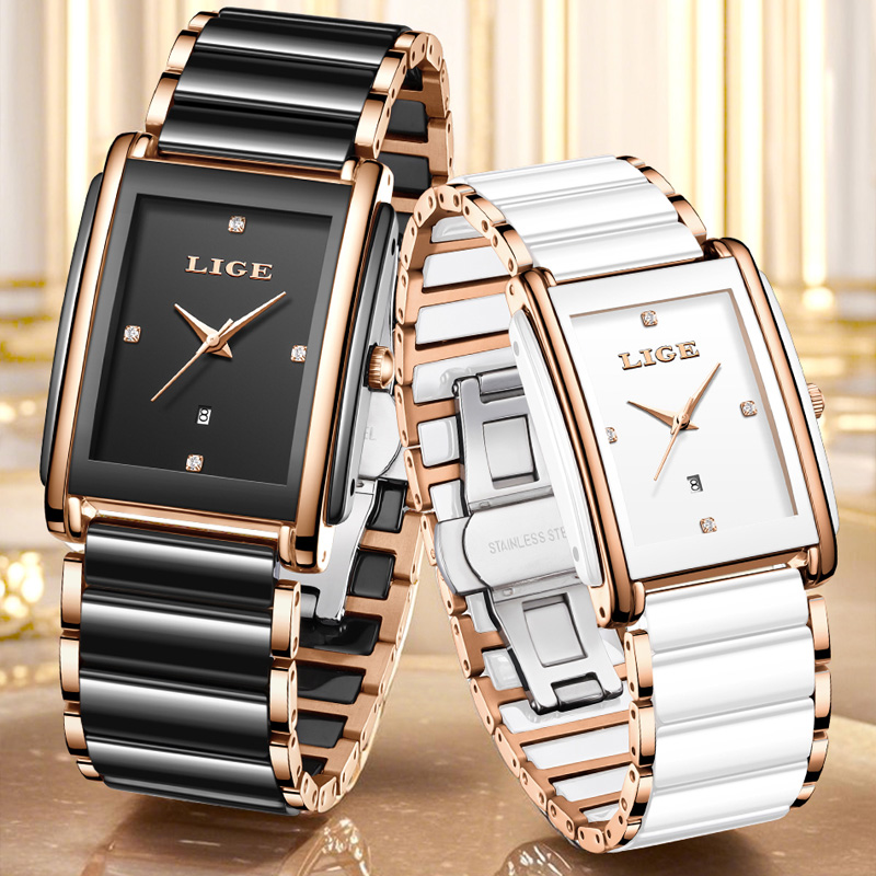 LIGE Fashion Elegant Women's W - Luxury Watch Holder ulasan dan harga