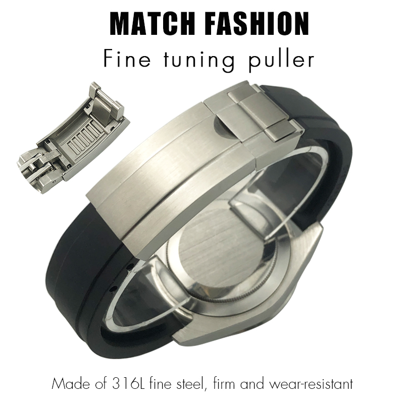 Rubber Watchband 18mm 20mm 21m - Luxury Watch Rolex ulasan dan harga