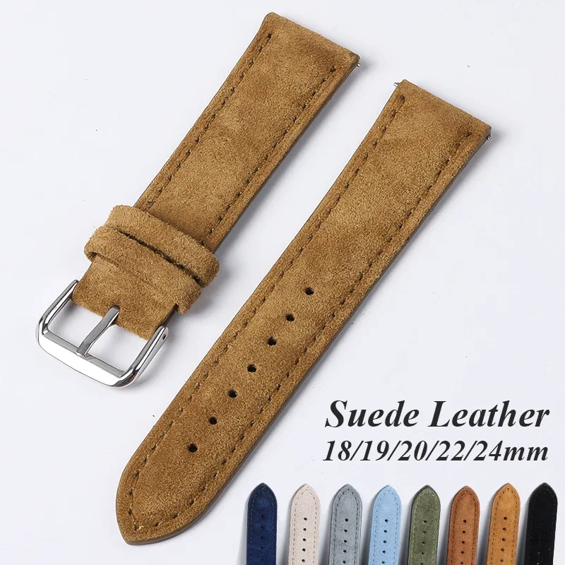 Suede Genuine Leather Watchban - Luxury Watch Rolex ulasan dan harga