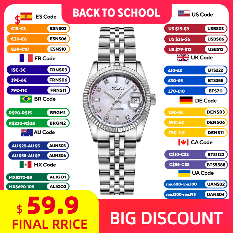ADDIES 585 Quartz Women's Watc - Luxury Watch For Women ulasan dan harga