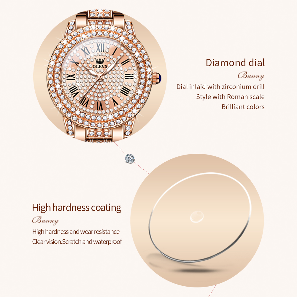 OLEVS 9943 Luxury All Diamond  - Luxury Watch For Sale ulasan dan harga