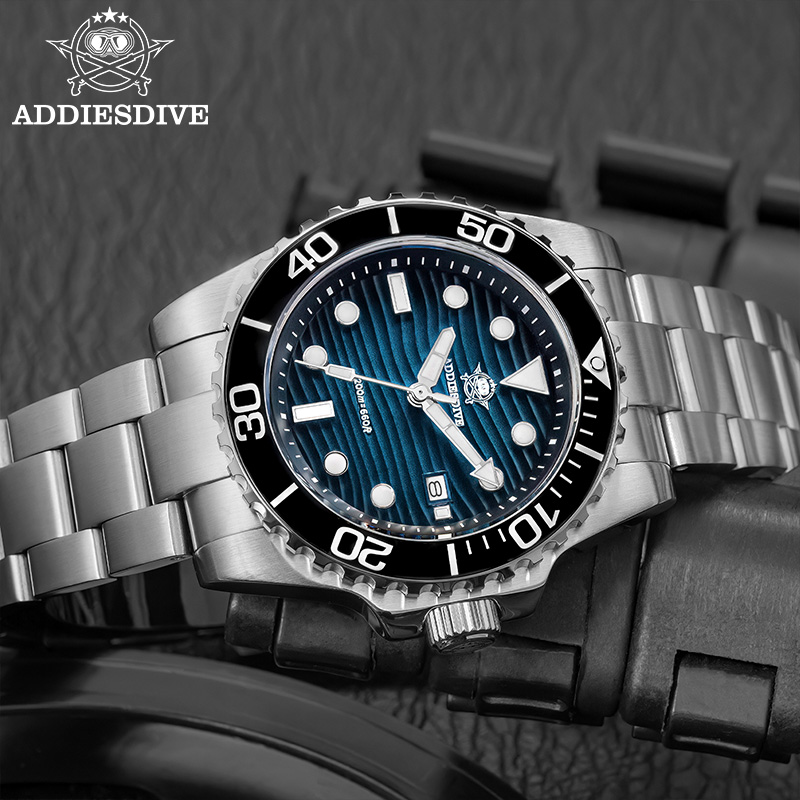 ADDIESDIVE Men's 2115 Quartz W - Luxury Watch Holder ulasan dan harga